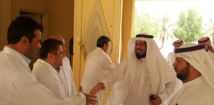 قام سعادة وكيل الجامعة بزياره تفقديه للخدمات الطبية يوم الثلاثاء 1433/6/24 
