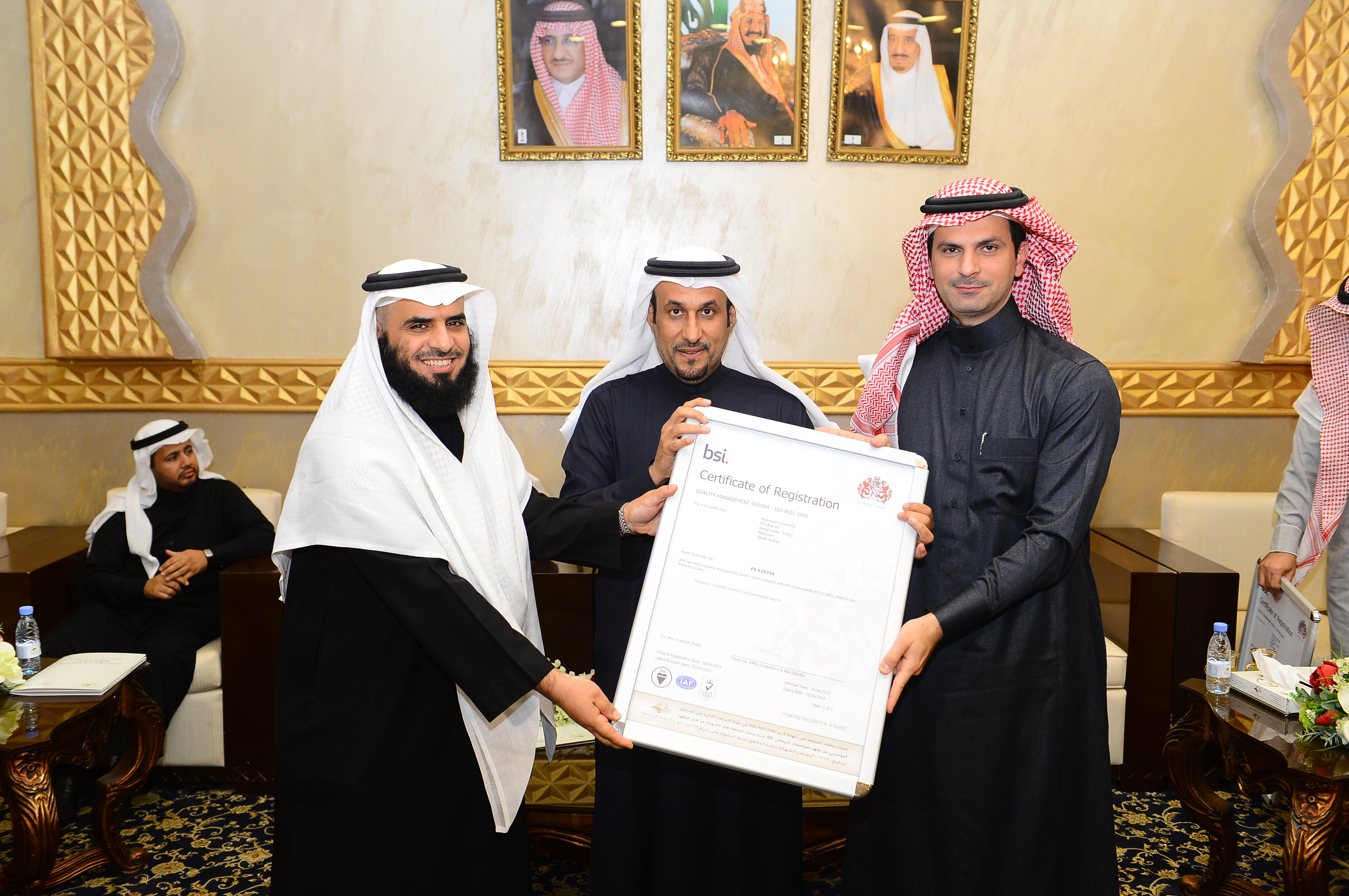 الجامعة تحتفل بالحصول على شهادة الآيزو (ISO9001:2008) في جود…