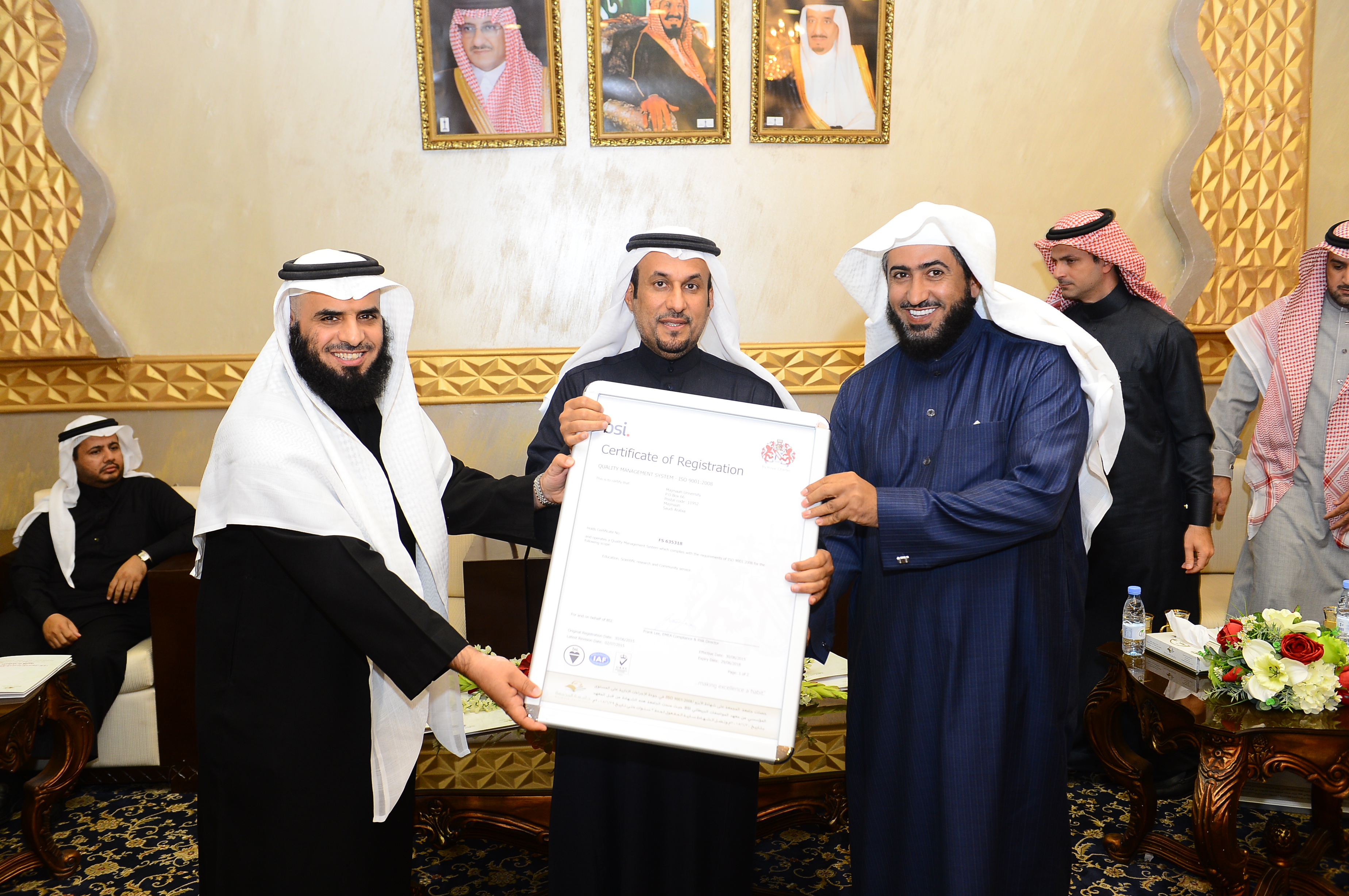 الجامعة تحتفل بالحصول على شهادة الآيزو (ISO9001:2008) في جود…