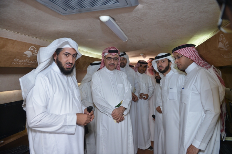 الجامعة تستضيف وفداً من إعلاميي الرياض