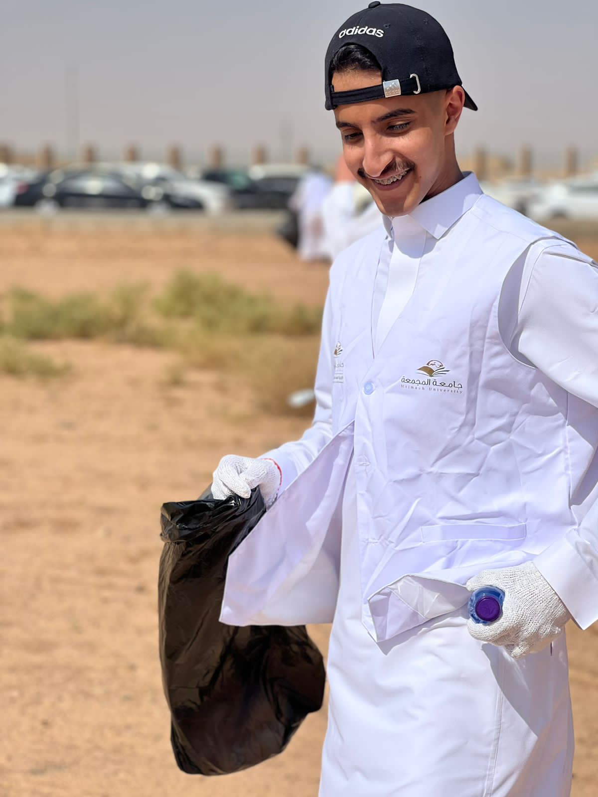 امتداداً لمراحل تنفيذ "مبادرة تحسين بيئة المدن الجامعية" : الإدارة وبالتعاون مع كلية الهندسة تُنفذ نشاط المبادرة