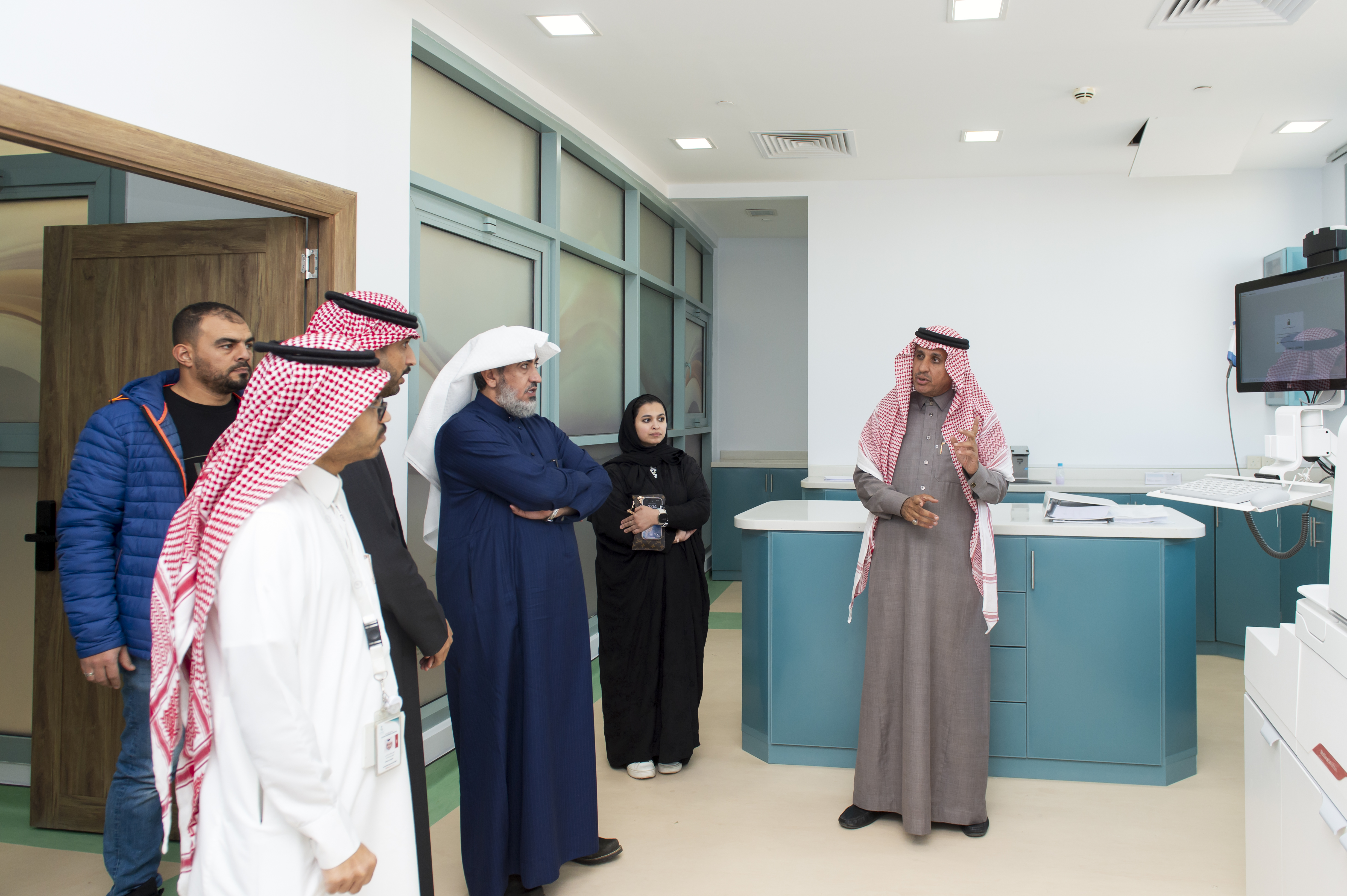 وكيل الجامعة للتنمية والاستثمار يتفقد المشاريع الصحية بالمجمعة