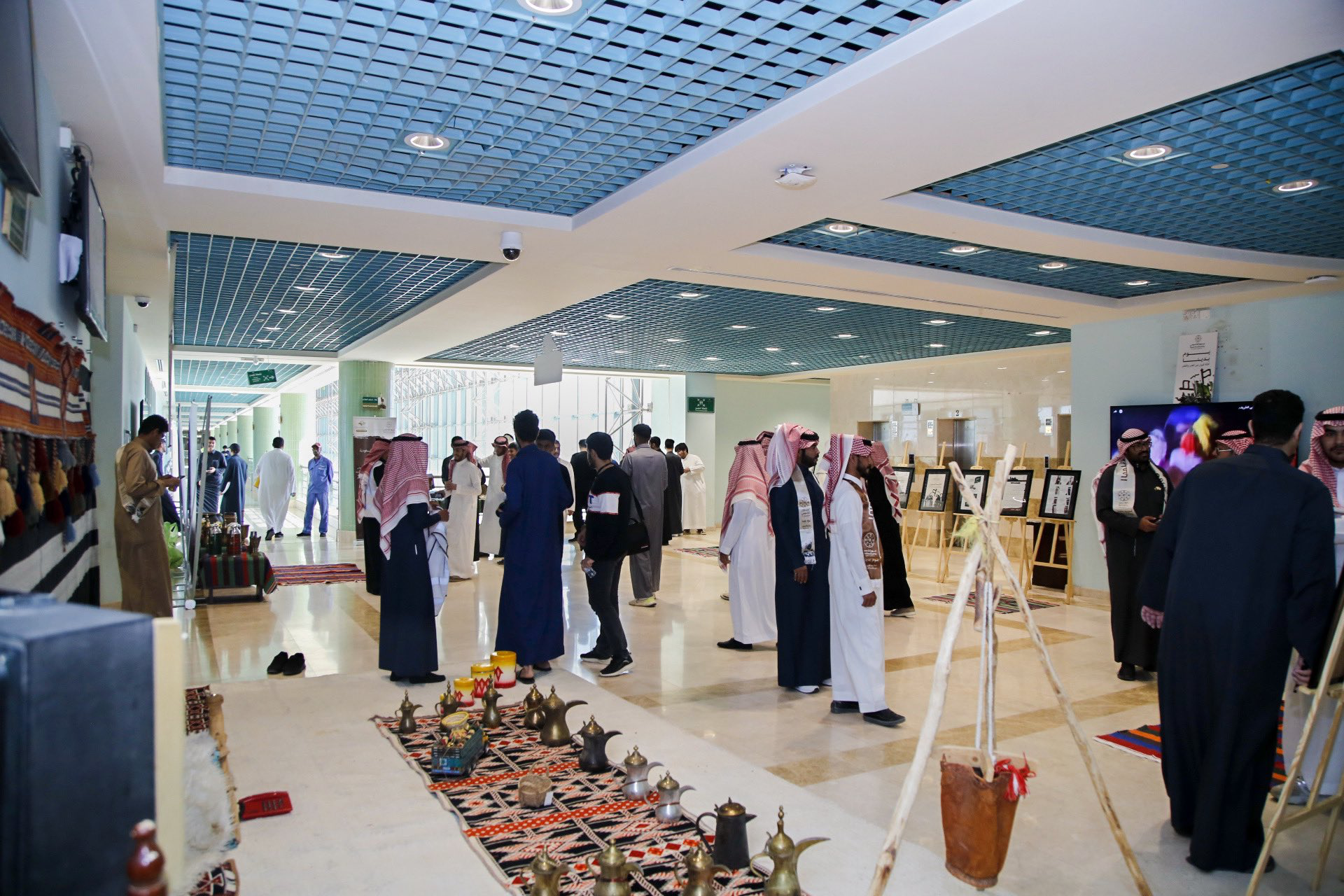 احتفال كلية التربية (شطر الطلاب ) بيوم التأسيس السعودي