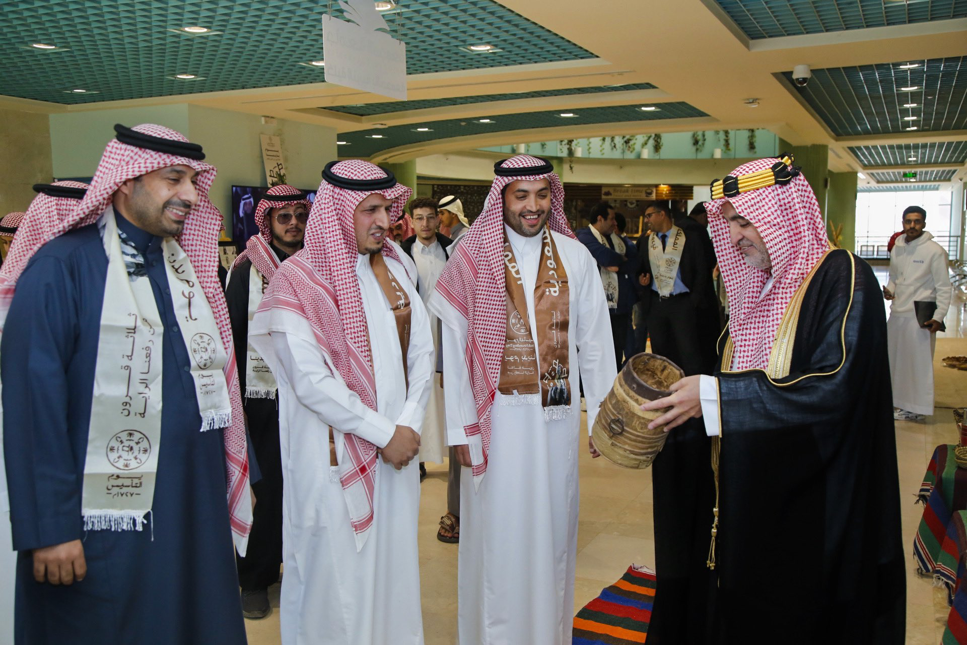 احتفال كلية التربية (شطر الطلاب ) بيوم التأسيس السعودي