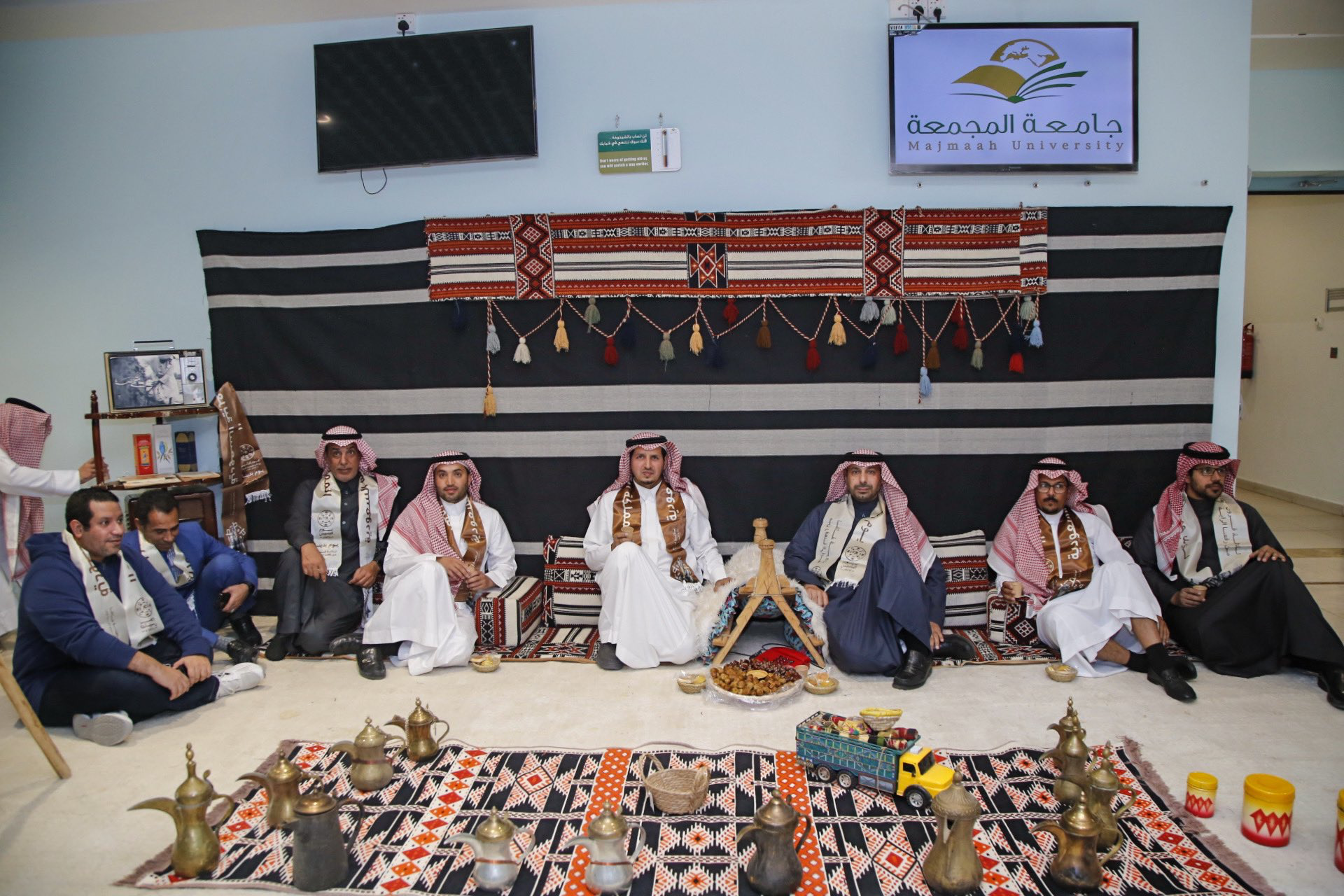 احتفال كلية التربية (شطر الطلاب ) بيوم التأسيس السعودي