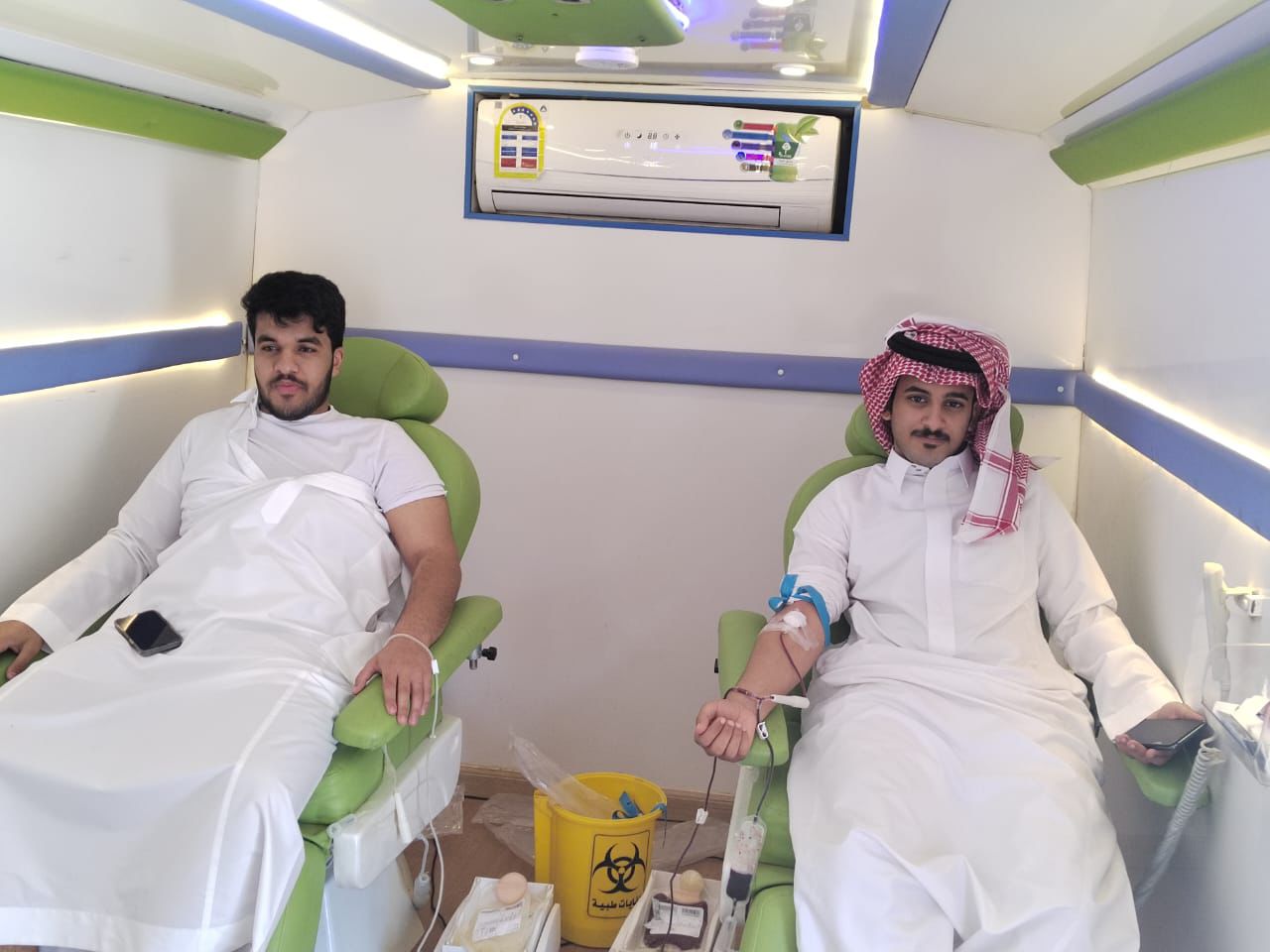 مرصد المسؤولية الاجتماعية يقيم حملة تبرع بالدم بمجمع الكليات للطلاب بجامعة المجمعة