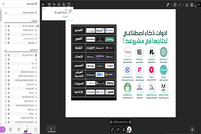 مركز سيفال السعودية ينظم اللقاء الثاني عشر بعنوان: الذكاء الاصطناعي ومهارات الشباب "تمكين المهارات لمهن المستقبل"