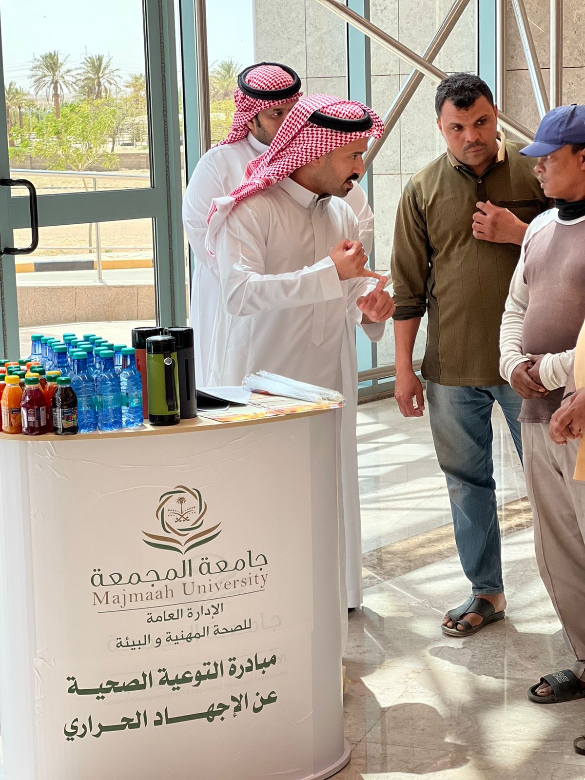 الإدارة تُنفذ مبادرة التوعية الصحية عن الإجهاد الحراري