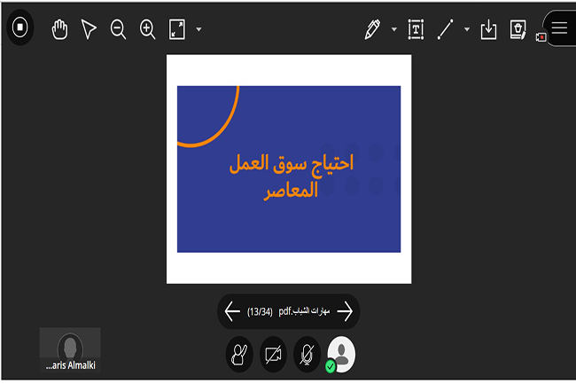 مركز سيفال السعودية ينظم اللقاء الثاني عشر بعنوان: الذكاء الاصطناعي ومهارات الشباب "تمكين المهارات لمهن المستقبل"