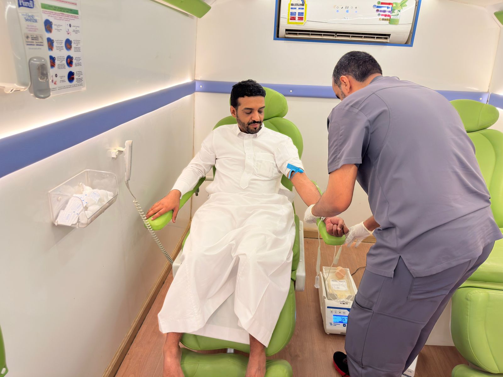 حملة تبرع الدم جامعة المجمعة