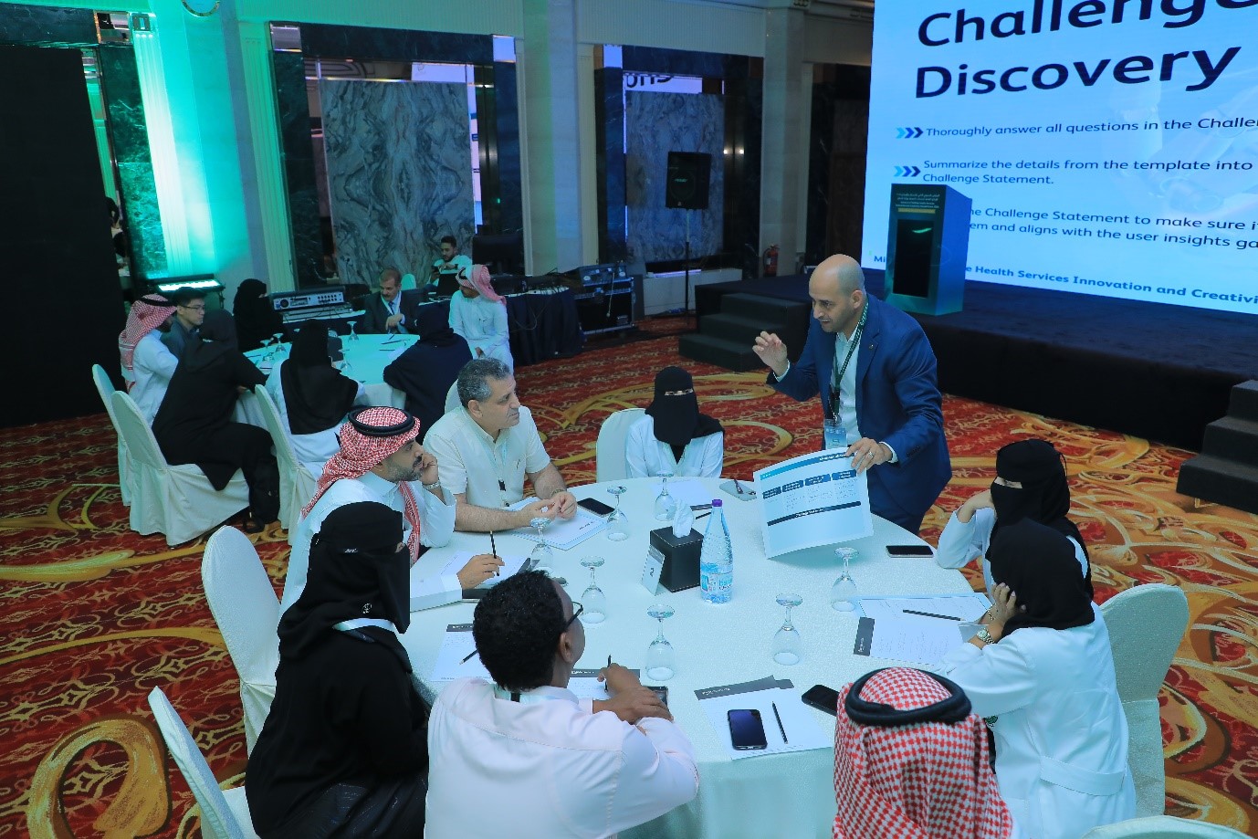 مشاركة طلاب كلية التمريض في الملتقى السنوي الثاني للابتكار والإبداع 2024 للإدارة العامة للخدمات الصحية بوزارة الدفاع