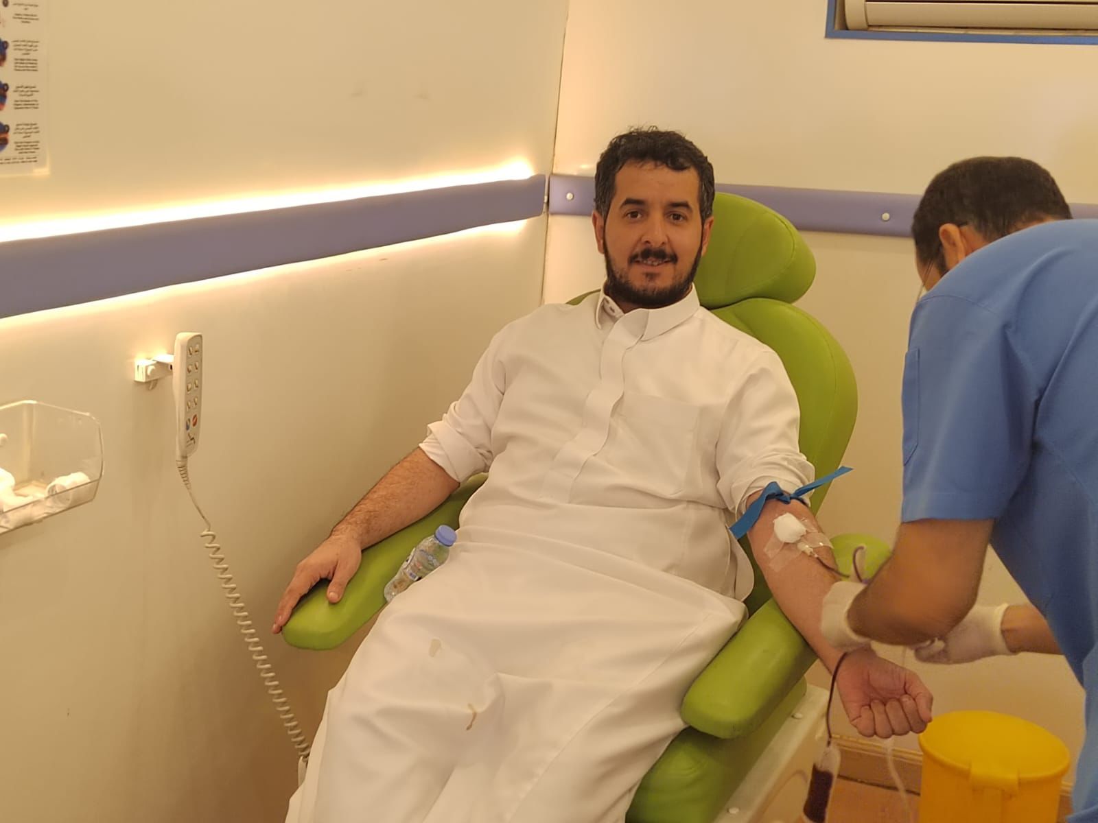 بمناسبة اليوم الوطني مرصد المسؤولية الاجتماعية ينفذ حملة تبرع بالدم في بلدية جلاجل