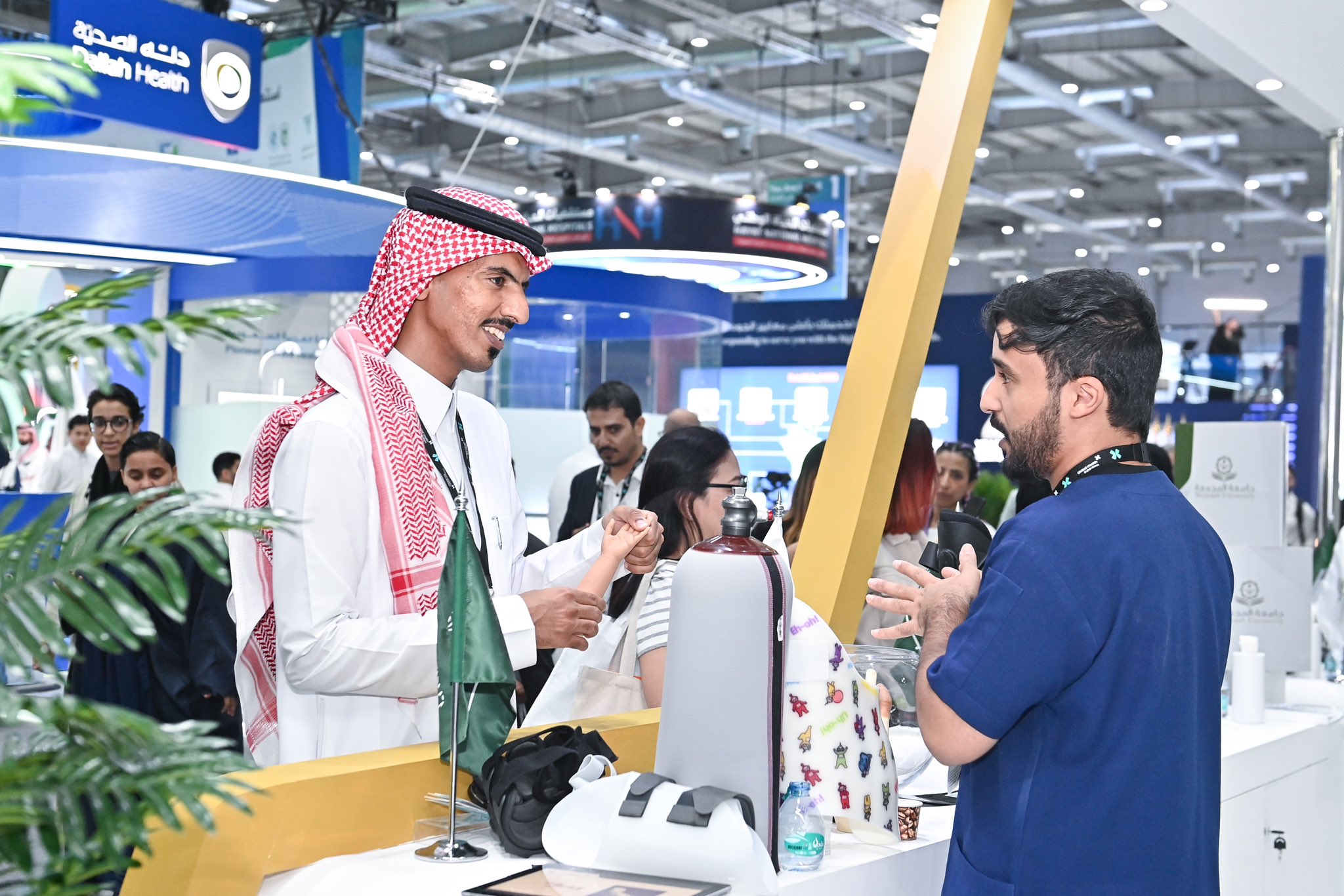 الجامعة تشارك في ملتقى الصحة العالمي بنسخته الجديدة في أكبر حدث صحي عالمي