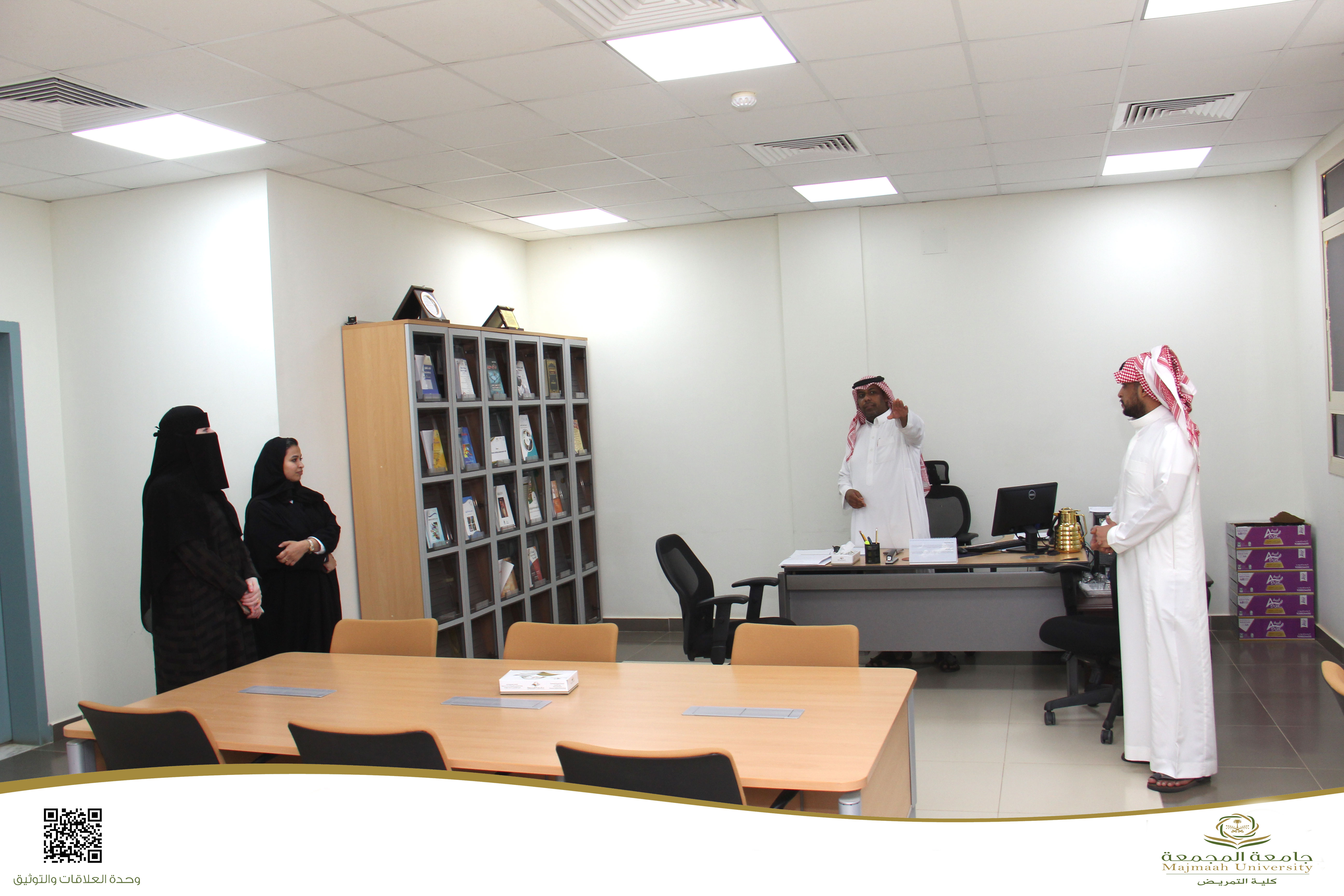 عميد كلية التمريض تستقبل مدير عام الإدارة العامة للمكتبات ومصادر المعرفة بالجامعة