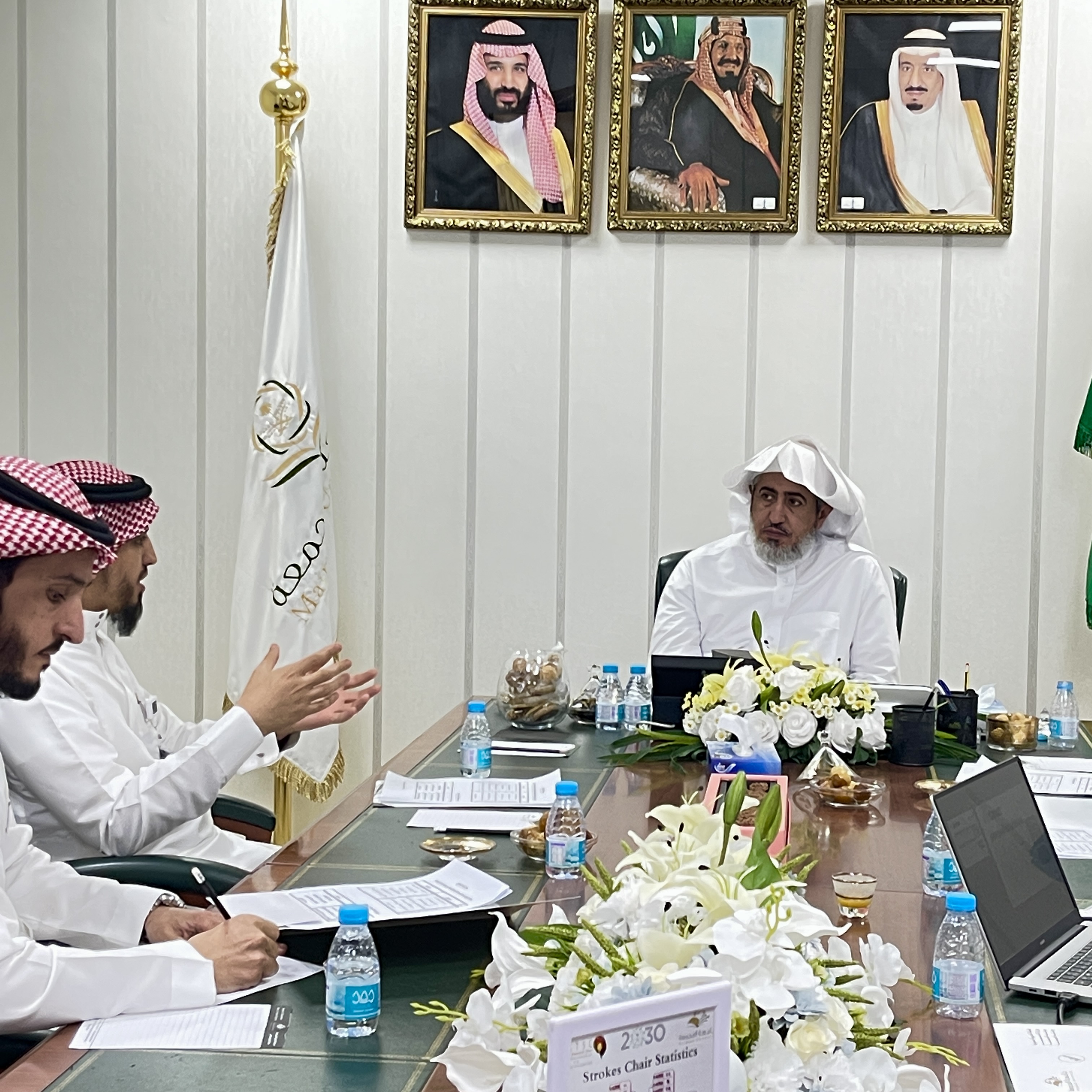 وكيل الجامعة للتنمية والاستثمار يطلع على الخطة التنفيذية لتأسيس أوقاف جامعة المجمعة