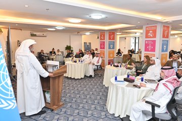 وكيل جامعة المجمعة للتنمية والاستثمار يفتتح ورشة العمل الدولية لبرنامج LEAP-FAST بالشراكة مع UNITAR واليونسكو