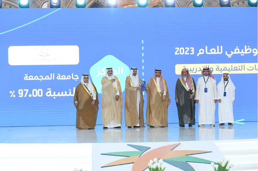 جامعة المجمعة تحقق المركز الأول في الارتباط الوظيفي لعام 2023