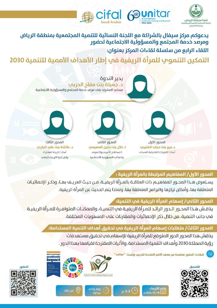 اليوم العالمي للمرأة الريفية مركز سيفال 