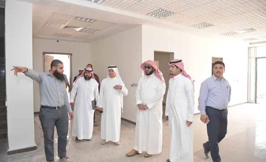  Inspecting Progress of College of Science and Humanities’ project  - 