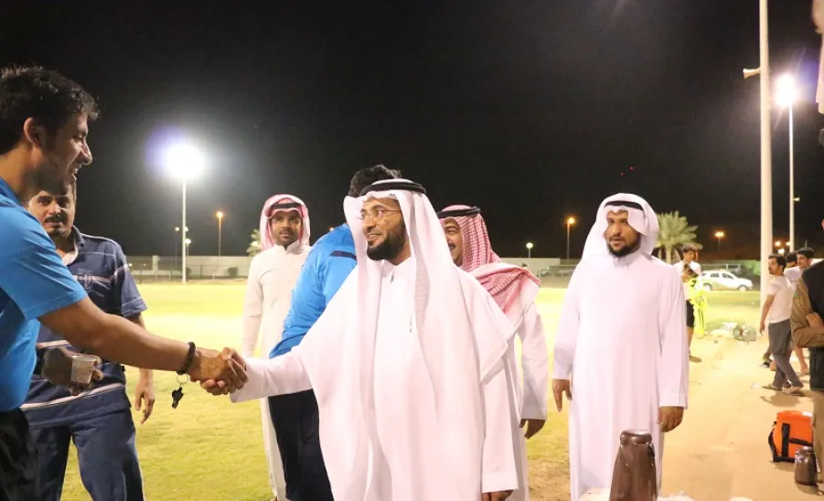 عميد شؤون الطلاب يتابع منافسات اليوم الرابع من بطولة الجامعة الصيفية الثالثة لكرة القدم - 