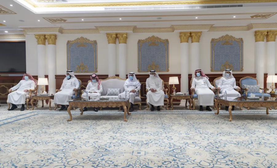 تم خلالها توقيع مذكرة تفاهم :  رئيس جامعة الجوف يزور الجامعة - ]U,M