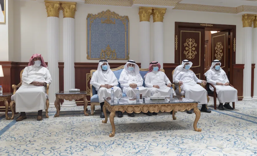 تم خلالها توقيع مذكرة تفاهم :  رئيس جامعة الجوف يزور الجامعة - ]U,M