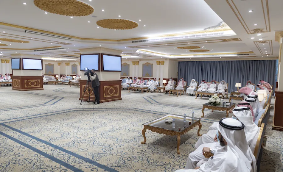 تم خلالها توقيع مذكرة تفاهم :  رئيس جامعة الجوف يزور الجامعة - ]U,M