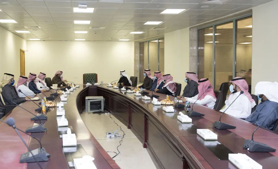 عميد كلية الهندسة يستقبل سعادة المدير العام للهيئة السعودية للمدن الصناعية ومناطق التقنية "مدن" - الجامعة