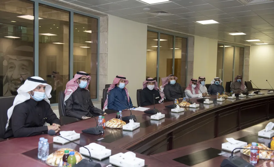 عميد كلية الهندسة يستقبل سعادة المدير العام للهيئة السعودية للمدن الصناعية ومناطق التقنية "مدن" - الجامعة