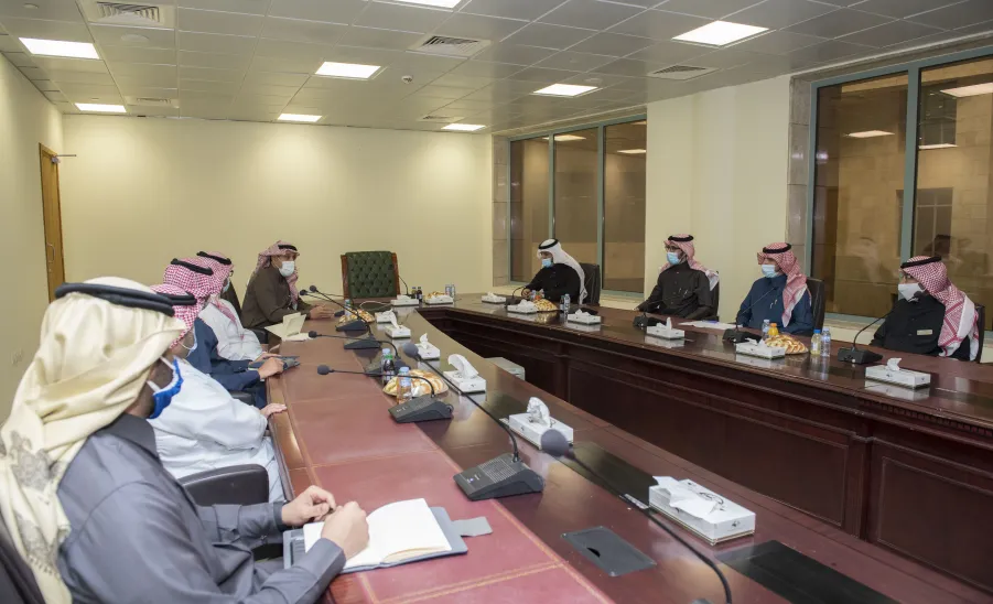 عميد كلية الهندسة يستقبل سعادة المدير العام للهيئة السعودية للمدن الصناعية ومناطق التقنية "مدن" - الجامعة