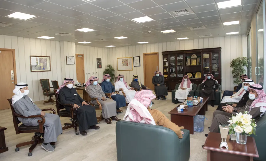 عميد كلية الهندسة يستقبل سعادة المدير العام للهيئة السعودية للمدن الصناعية ومناطق التقنية "مدن" - الجامعة