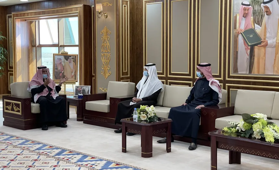 معالي رئيس الجامعة يستقبل قيادات كلية الهندسة و عدد من اعضاء هيئة التدريس الحاصلين على افضل2% من العلماء وفقا لتصنيف عالمي - ]U,M