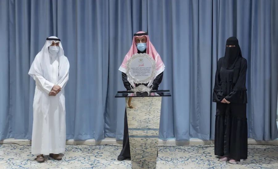 معالي رئيس الجامعة يرعى حفل مسابقة حفظ القرآن الكريم والسنة النبوية على جائزة معاليه للعام الجامعي 1442هـ -  الجامعة
