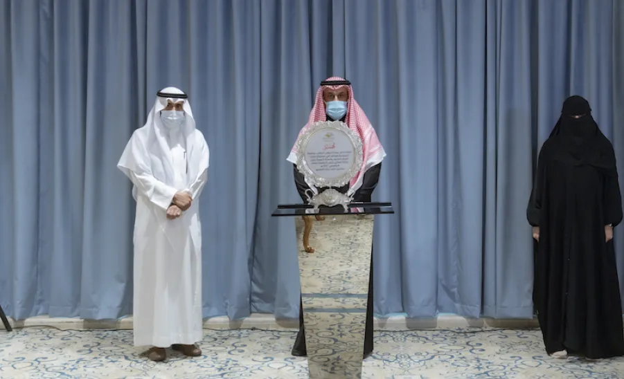 معالي رئيس الجامعة يرعى حفل مسابقة حفظ القرآن الكريم والسنة النبوية على جائزة معاليه للعام الجامعي 1442هـ -  الجامعة