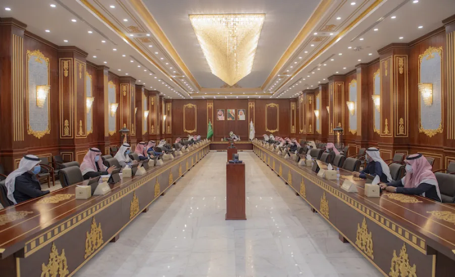 معالي رئيس الجامعة يترأس مجلس الجامعة في جلسته السابعة للعام الجامعي 1441 / 1442 هـ - ]U,M