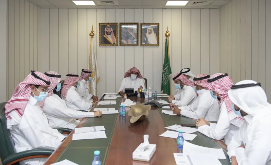 HOUSING COMMITTEE HOLDS 6TH MEETING FOR THE ACADEMIC YEAR 1442
 - لجنة إسكان أعضاء هيئة التدريس بالإسكان الجامعي تعقد اجتماعها السادس للعام الجامعي الحالي 1442هـ 
