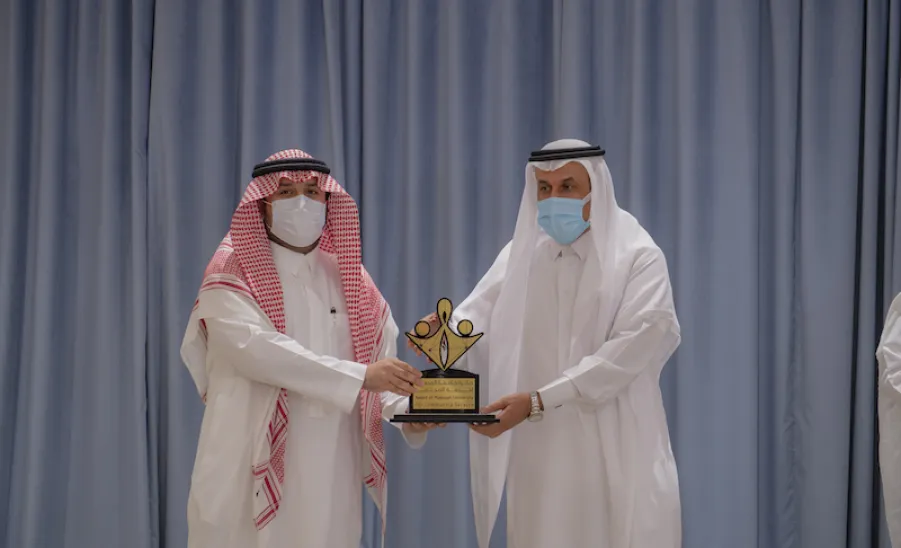 الجامعة تقيم حفل تكريم الفائزين بجائزة الجامعة لخدمة المجتمع في نسختها الثالثة ( مجتمع يحقق رؤية )  -  الجامعة