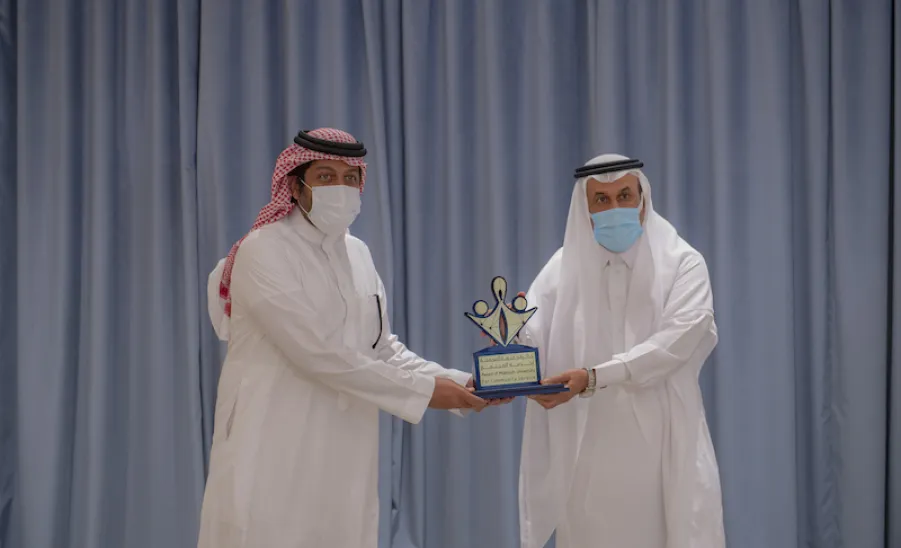 الجامعة تقيم حفل تكريم الفائزين بجائزة الجامعة لخدمة المجتمع في نسختها الثالثة ( مجتمع يحقق رؤية )  -  الجامعة