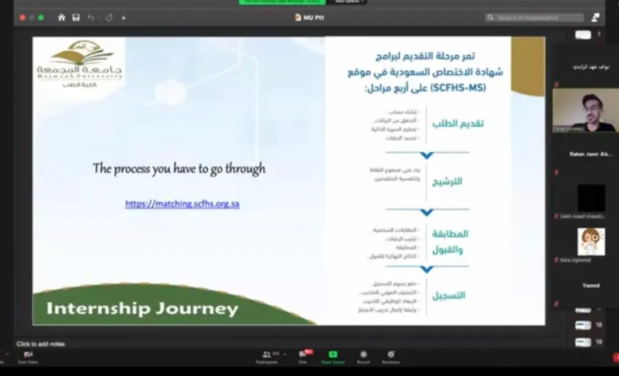 كلية الطب تقيم ملتقى رحلة طبيب الامتياز - ]U,M