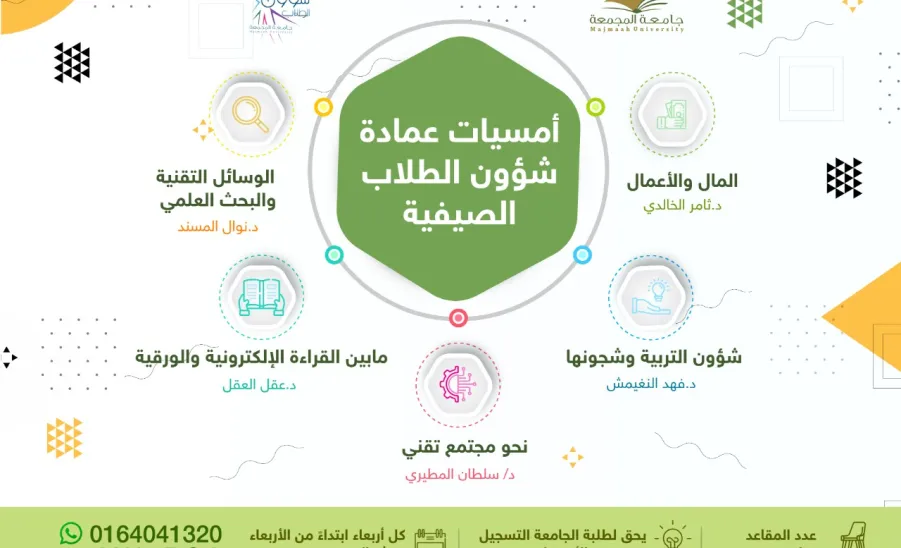 عمادة شؤون الطلاب تطلق البرنامج الإثرائي الجامعي في نسخته الثانية - ]U,M
