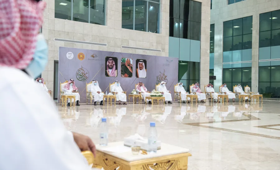 إدارة العلاقات العامة والإعلام الجامعي تقيم حفل المعايدة السنوي لعيد الأضحى المبارك -  ]U,M