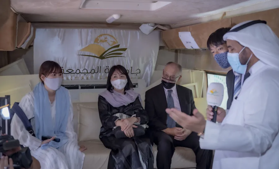 سعادة سفير دولة اليابان يزور الجامعة  - ]U,M