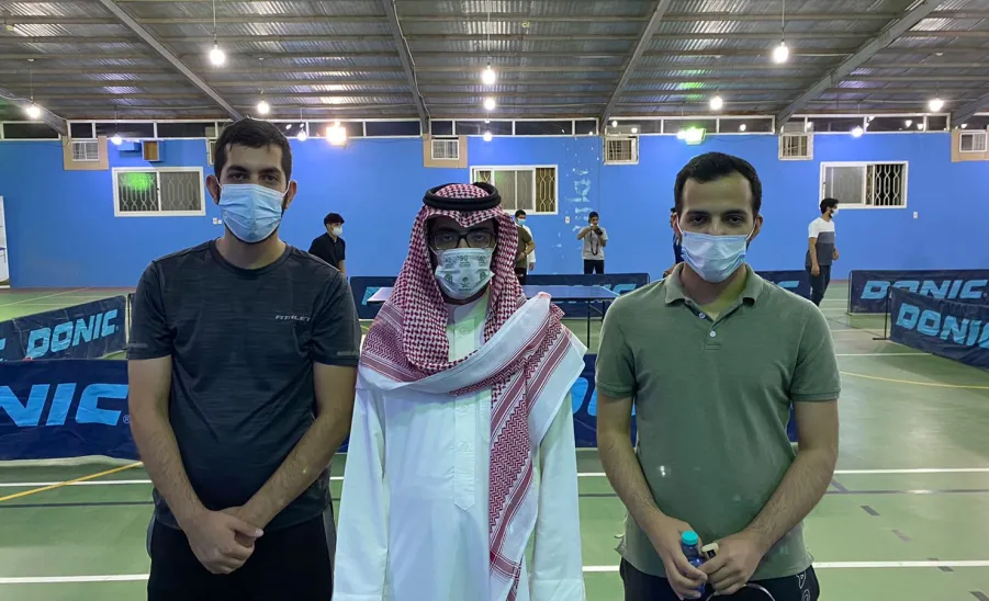 كلية علوم الحاسب والمعلومات تحقق المركز الثاني في نهائي الجامعة لكرة الطاولة -  1