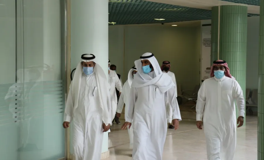 بمتابعة مباشرة من رئيس الجامعة وكيل الجامعة للشؤون التعليمية يشهد انطلاق أعمال تهيئة البرامج التعليمية المتقدمة للاعتماد الأكاديمي - جامعة المجمعة
