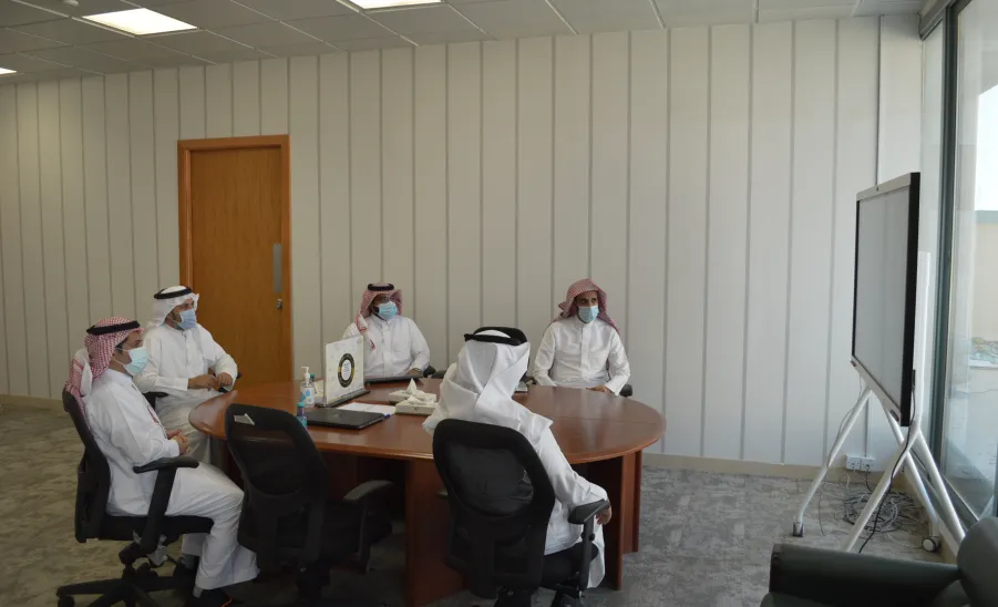 Vice Rector for Educational Affairs chairs a meeting for implementing the operational plan for the Deanship of Quality and Skills Development - وكيل الجامعة للشؤون التعليمية يرأس اجتماعاً لمناقشة سير تنفيذ الخطة التشغيلية لعمادة الجودة وتطوير المهارات ويشيد بالجهود