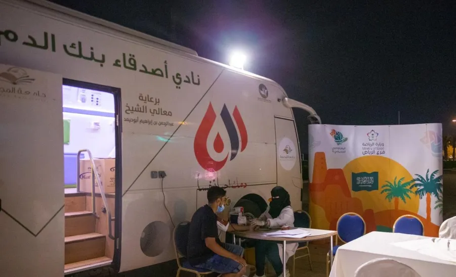 Blood donation campaign held by MU with Ministry of Sports  - صورة