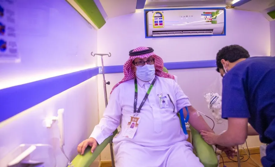 Blood donation campaign held by MU with Ministry of Sports  - صورة