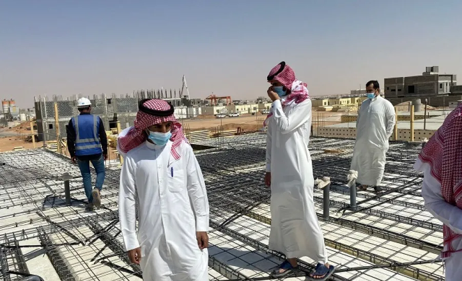 رحلة علمية من قسم الهندسة المدنية والبيئية الى مشروع الاسكان بمحافظة المجمعة  - رحلة علمية من قسم الهندسة المدنية والبيئية الى مشروع الاسكان بمحافظة المجمعة 