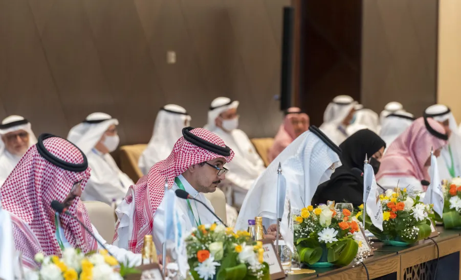 رئيس الجامعة يشارك في الاجتماع الرابع والعشرين لرؤساء ومديري الجامعات ومؤسسات التعليم بدول مجلس التعاون لدول الخليج العربية - جامعة المجمعة
