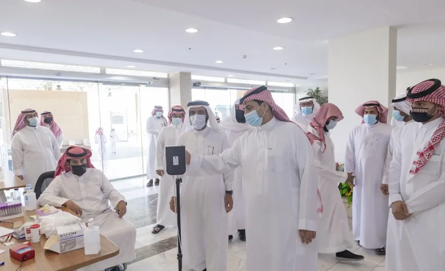  رئيس الجامعة يزور كلية العلوم والدراسات الإنسانية بحوطة سدير -  am